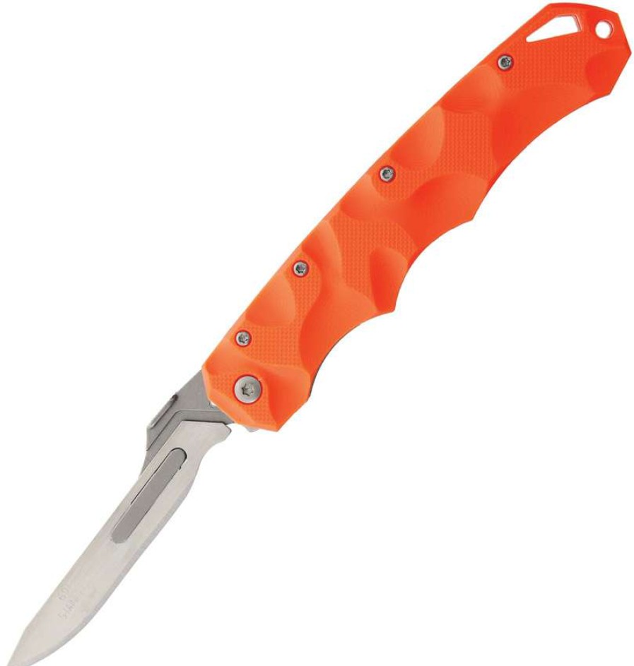 Knives * | Special Hv60Astago Havalon Quik-Change Linerlock Pocket Knife Orange Zytel