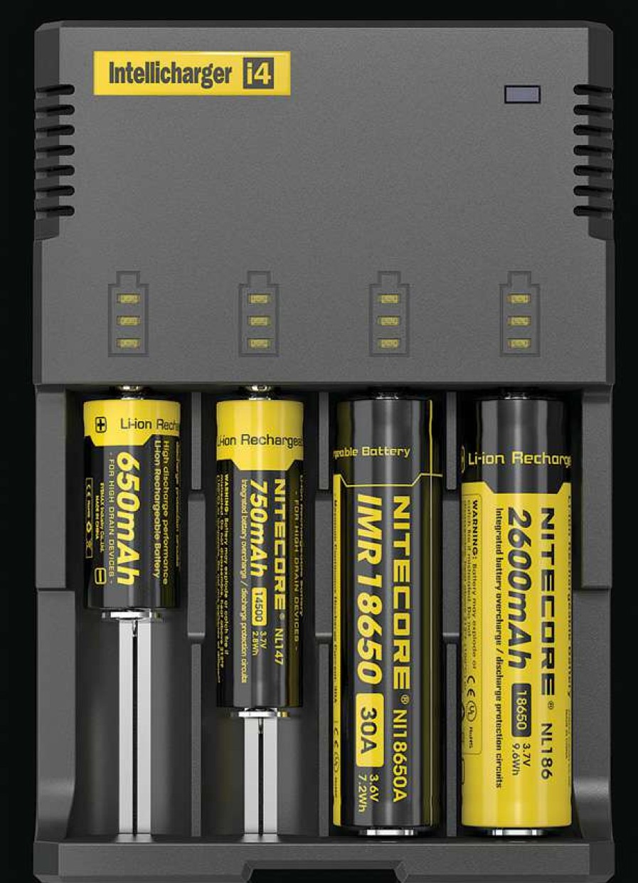 Tools * | Nci4 Nitecore Intellicharger Battery Charger Closeout Sale