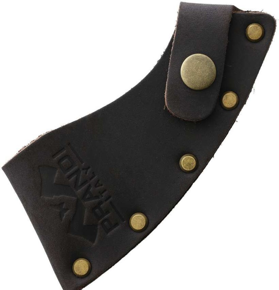 Knife Care * | Pra706007 Prandi Axe Blade Cover Leather Top Selling