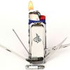 Tools * | Lb015Pg Lighter Bro Lighter Bro Pro Silver Multi-Tool Excellent