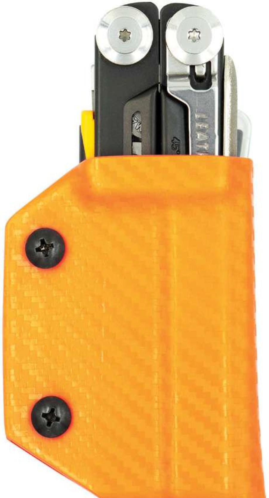 Tools * | Clp070 Clip & Carry Leatherman Signal Multi Tool Sheath Orange Closeout Sale