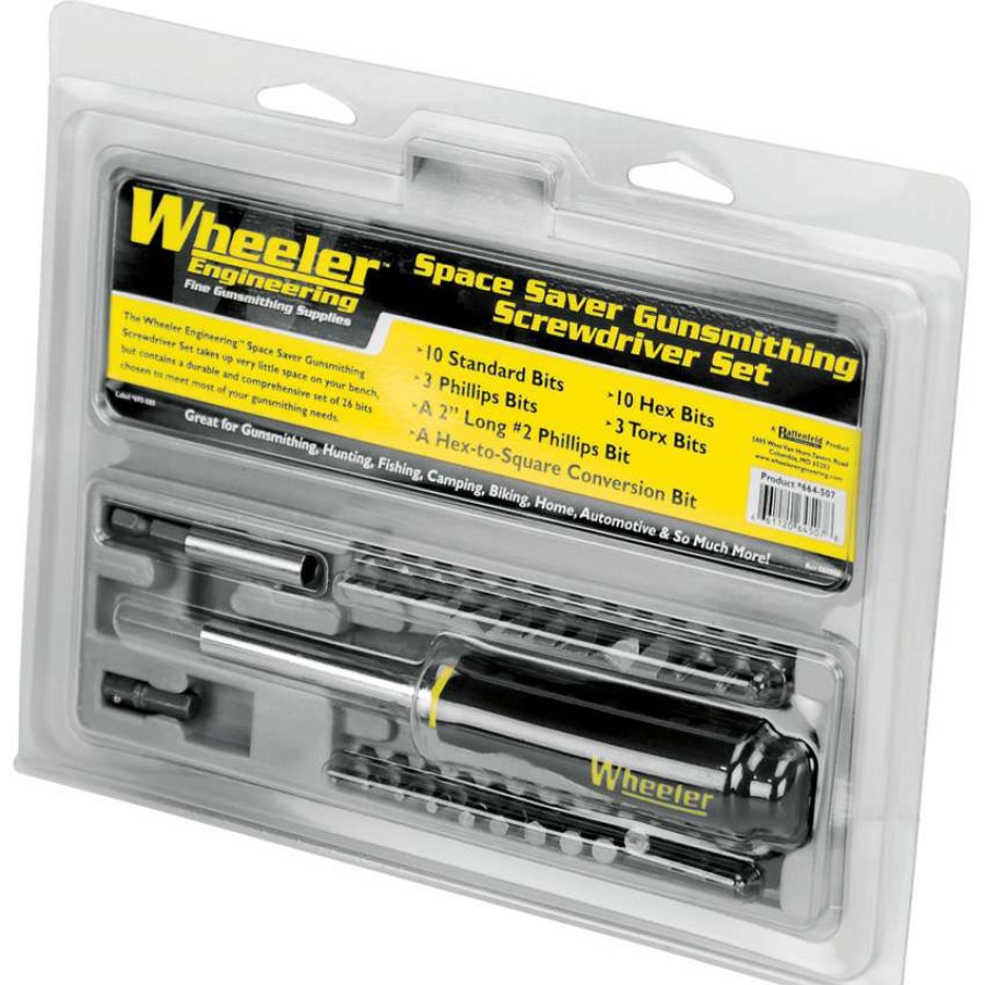 Tools * | Whe664507 Wheeler Space Saver Screwdriver Set Top Selling