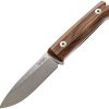 Knives * | 100% Guarantee Lstb40St Lionsteel Bushcraft B40 Knife Santos Wood