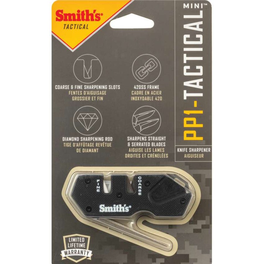 Knife Care * | Ac50982 Smith'S Pp1 Mini Tactical Knife Sharpener Best Sale