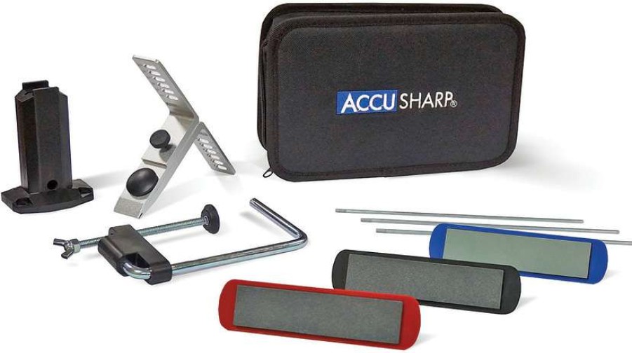 Knife Care * | As060C Accusharp Three Stone Precision Knife Sharpening Kit Flash Sale