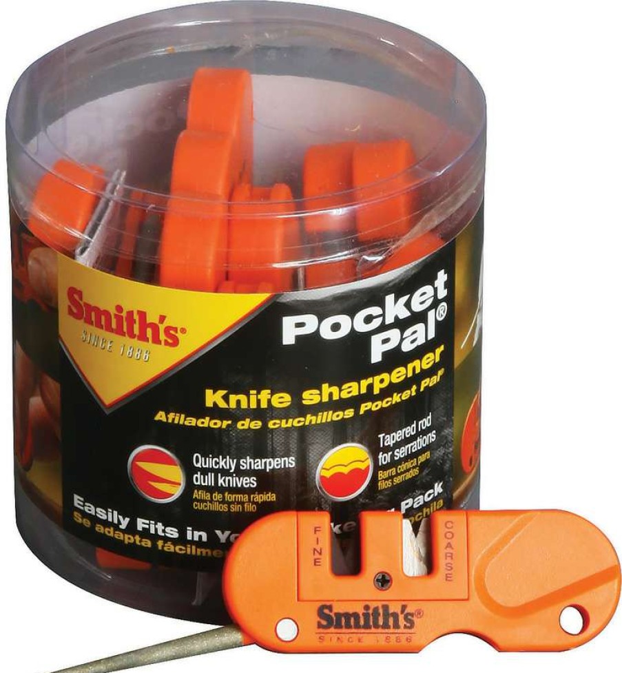 Knife Care * | Ac19007 Smith'S Knife Sharpener Counter Top Merchandiser 12 Pack Closeout Sale