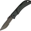 Knives * | Reliable Quality Oechy33S Outdoor Edge Chasm Pocket Knife Medium Partially Serrated Gray