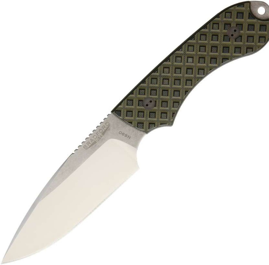 Knives * | Cheaper Brad4Fe009 Bradford Guardian 4 Knife Od Green / Black