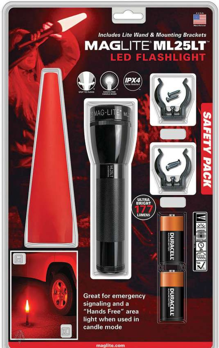 Tools * | Ml88204 Mag-Lite Ml25Lt Led Flashlight Safety Excellent