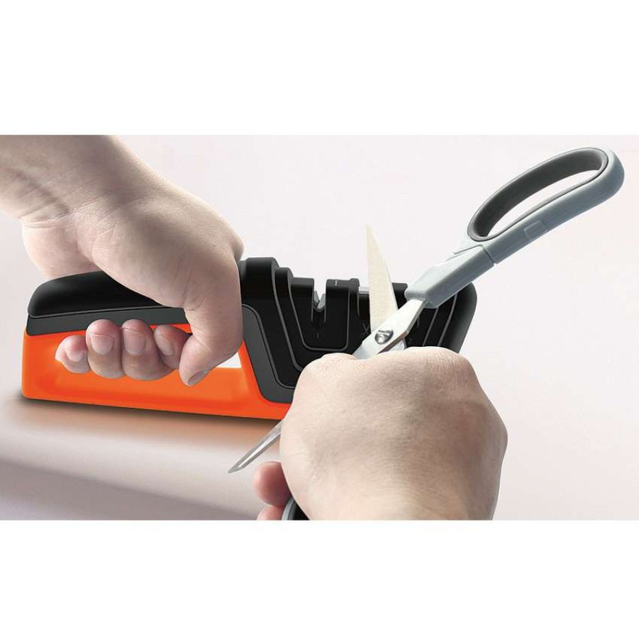 Knife Care * | Shp206N Sharpal Knife & Scissors Sharpener Excellent