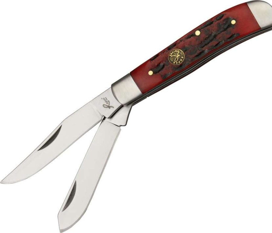 Knives * | Online Rp0008Crb Roper Mini Trapper Pocket Knife Chaparral