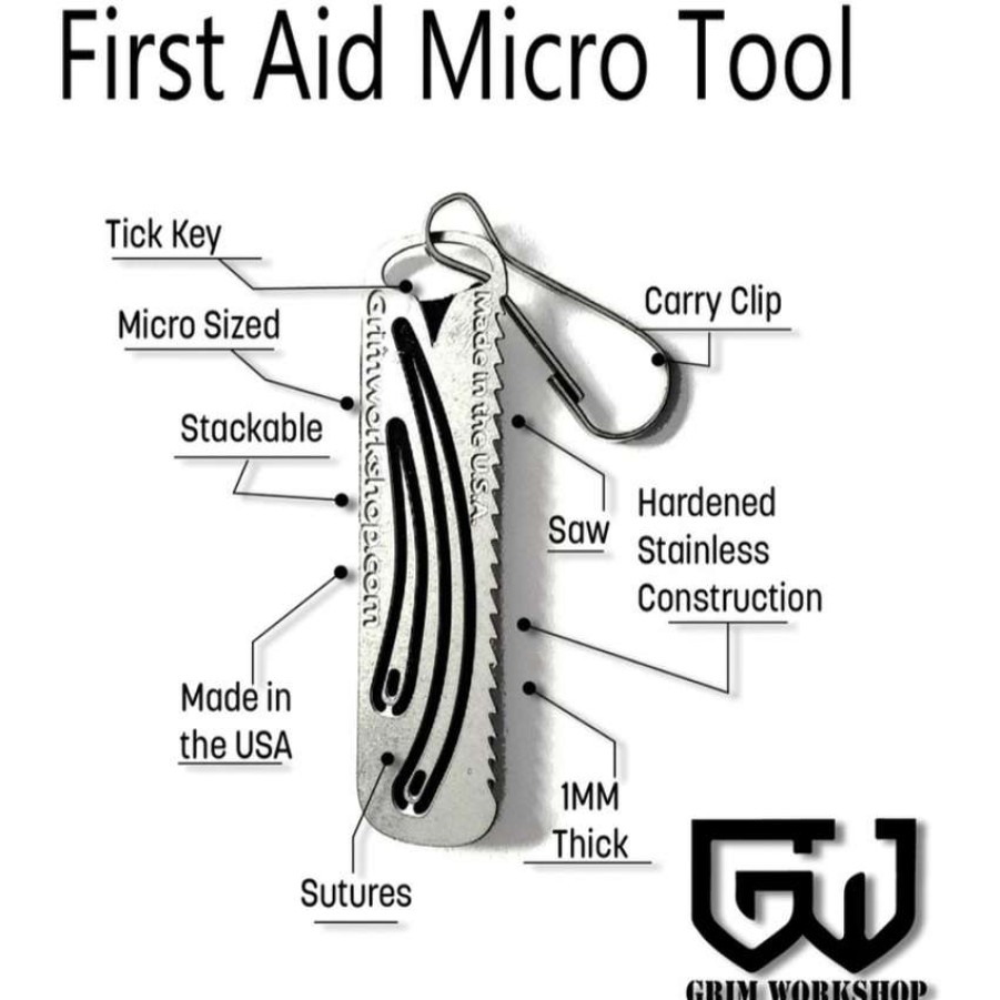 Tools * | Grimt009 Grim Workshop First Aid Micro Tool Best-Selling